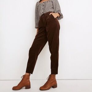 MADEWELL Tall Corduroy Pull-On Mid-Rise Jogger Pants